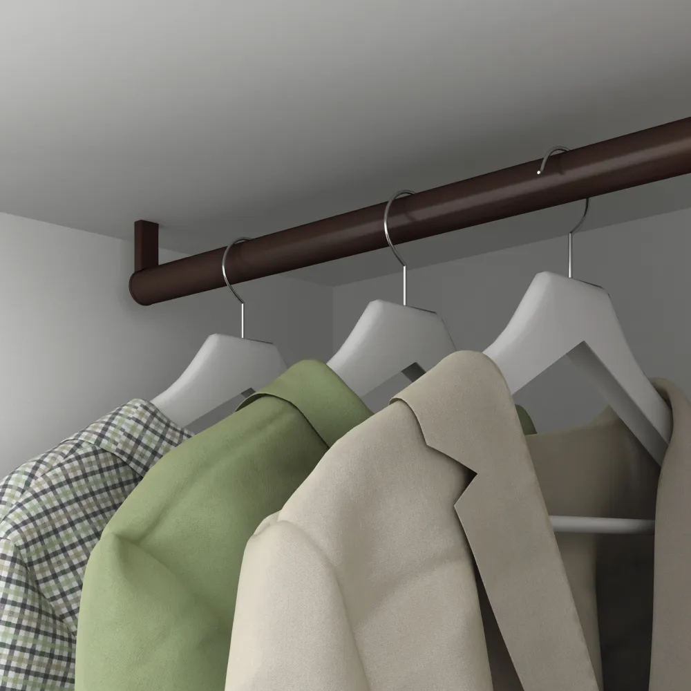 WARDROBE HANGING TUBE MOKA /m