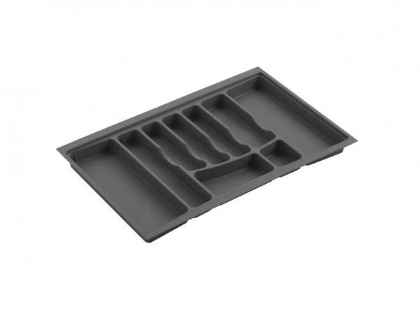 PLASTIC CULTERY TRAY SKY 714X473 DARK GREY