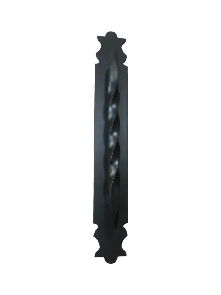 PULL HANDLE ON PLATE art.: 128-B BLACK