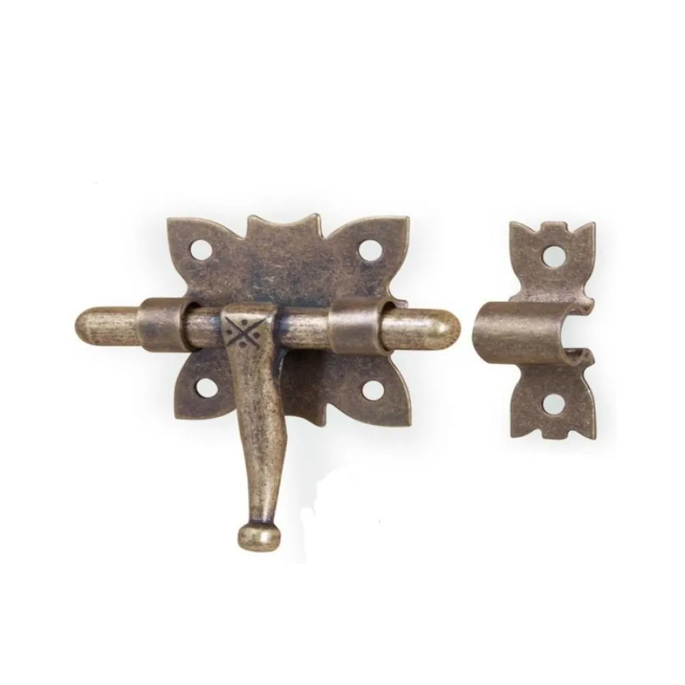 DOOR BOLT art.: 84-R 40mm ANTIQUE