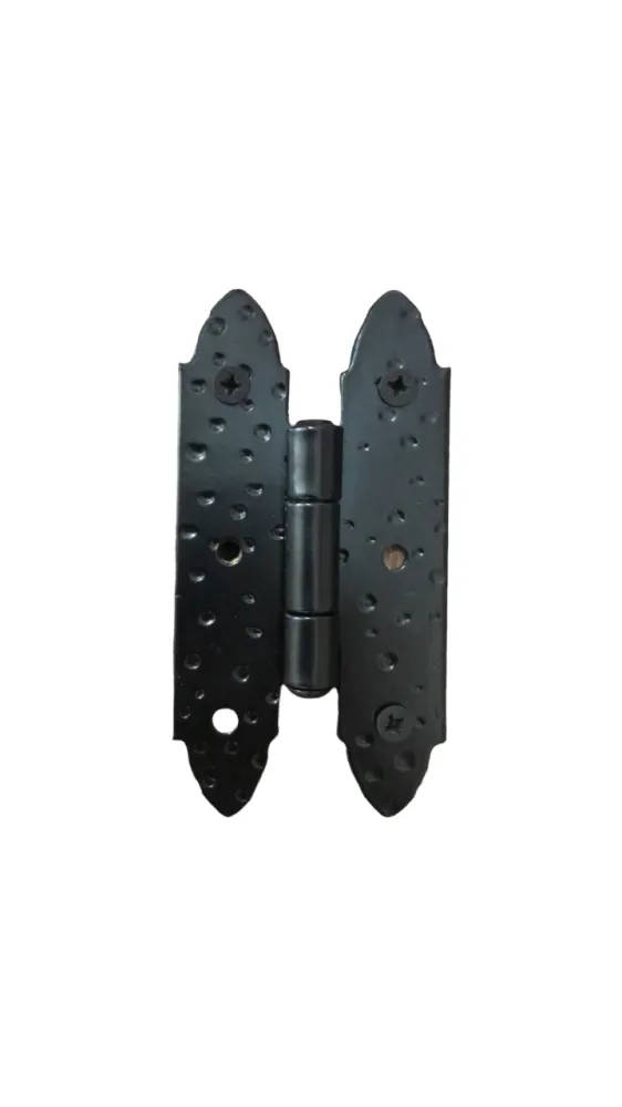 BUTT HINGE LIGHT art.:43 110X56mm BLACK