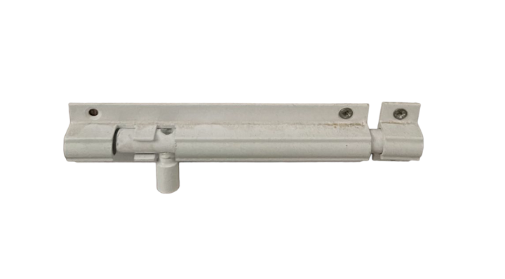 ALUMINIUM BARREL BOLT 100X25mm WHITE