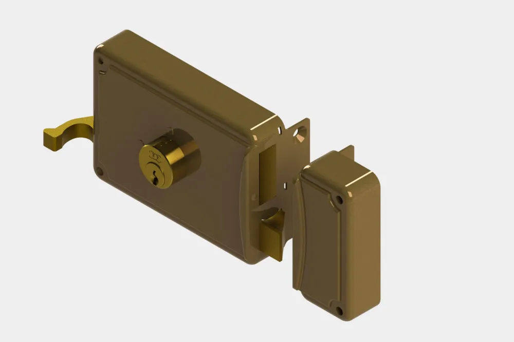 RIM LOCK FF Backset 50mm - RIGHT
