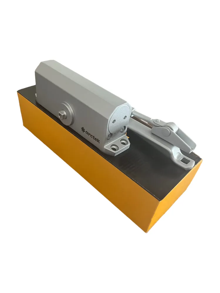 OVERHEAD DOOR CLOSER C77B FIXED SIZE EN3 SILVER