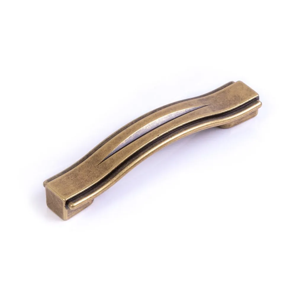 CABINET HANDLE art.:604 96mm BRASS