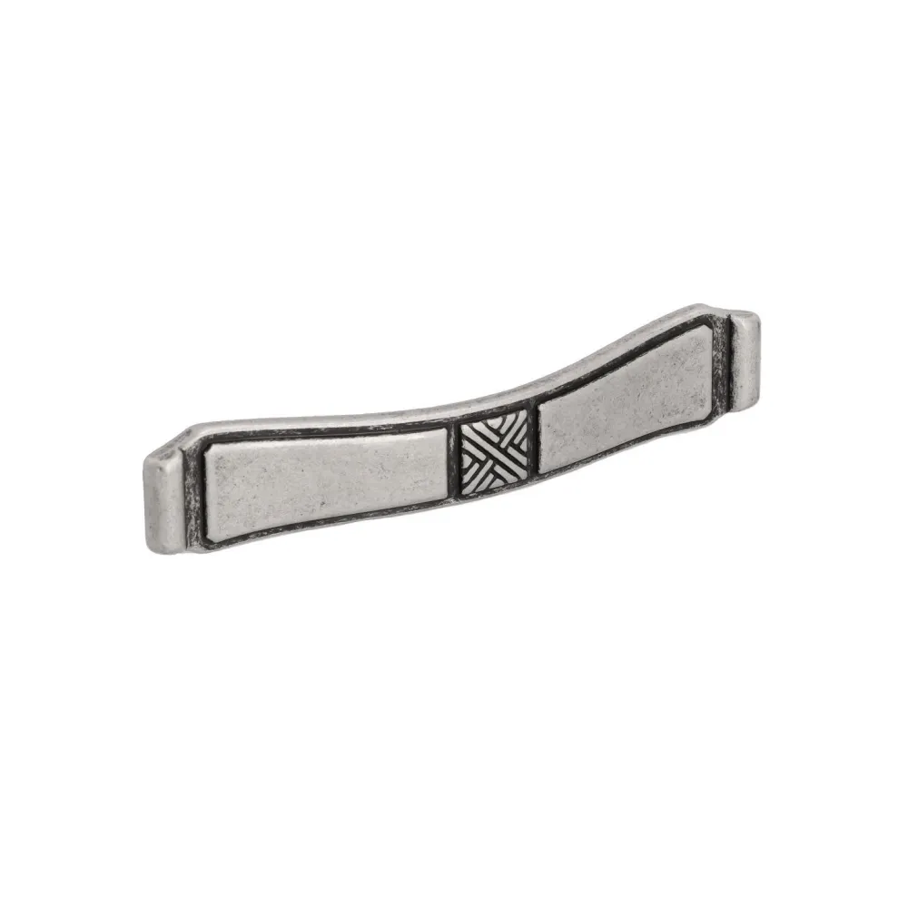 CABINET HANDLE art.:628 96mm ANTIQUE SILVER