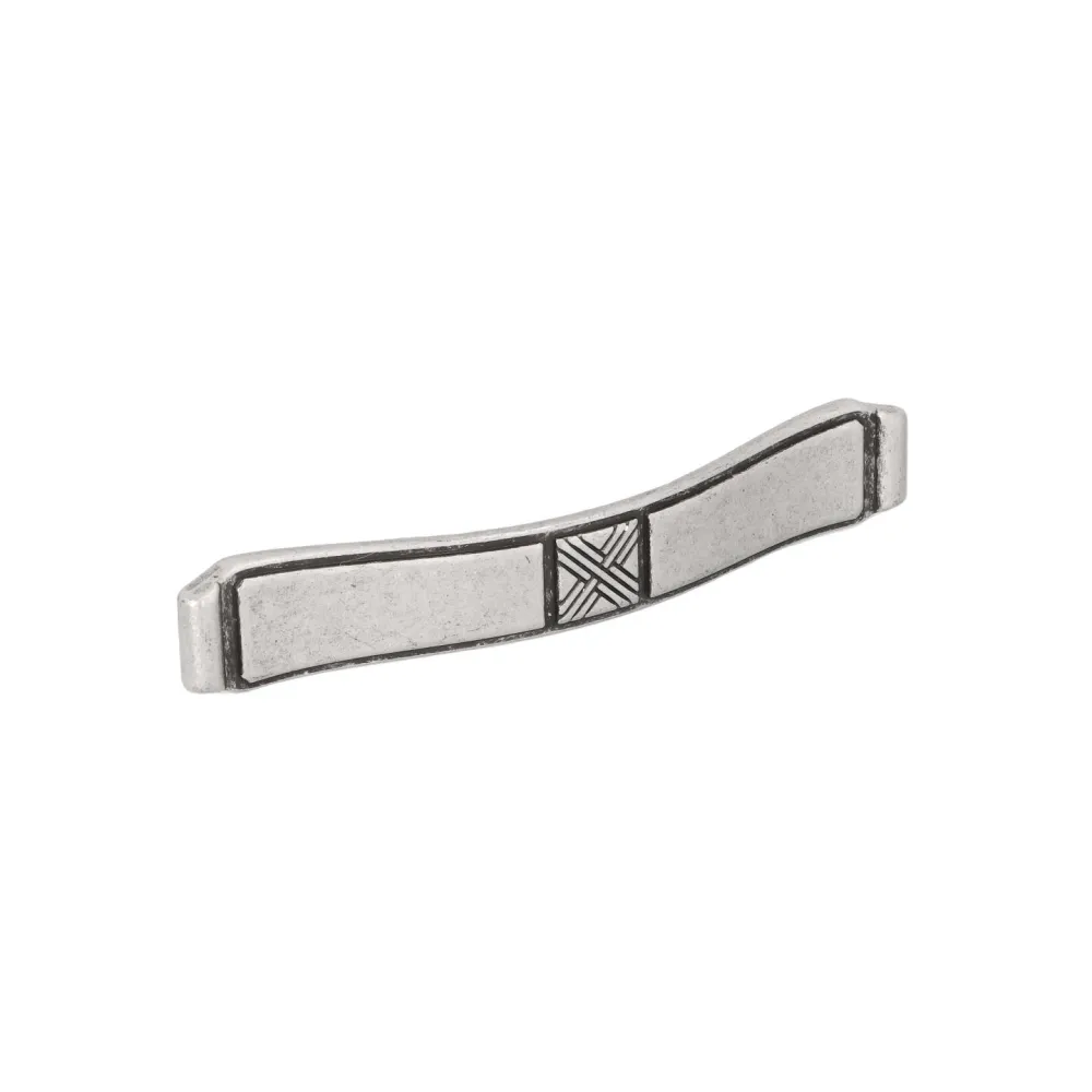 CABINET HANDLE art.:628 128mm ANTIQUE SILVER