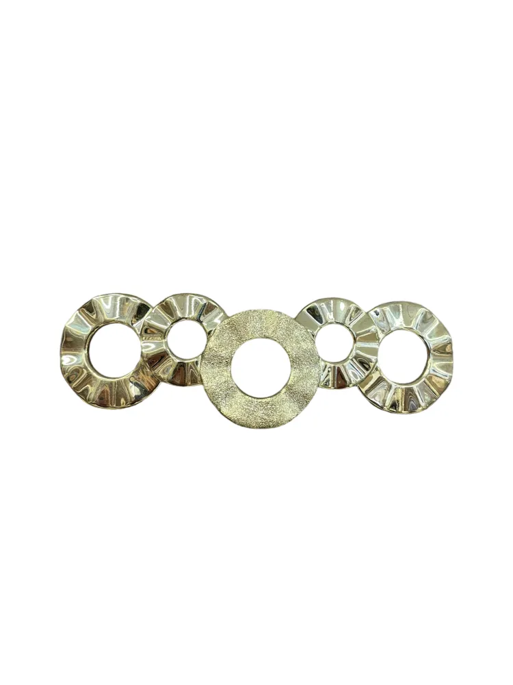 CABINET HANDLE art.:608 128mm GOLD / GOLD DIAMANTO