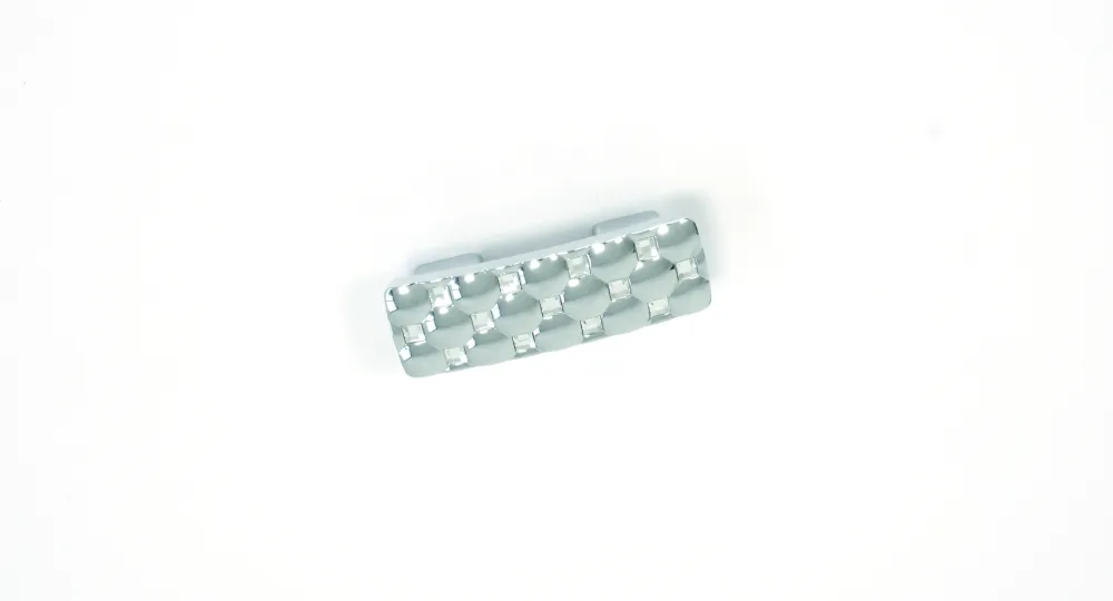 CABINET HANDLE art.: 640 32MM SILVER MAT with Swarovski® crystals