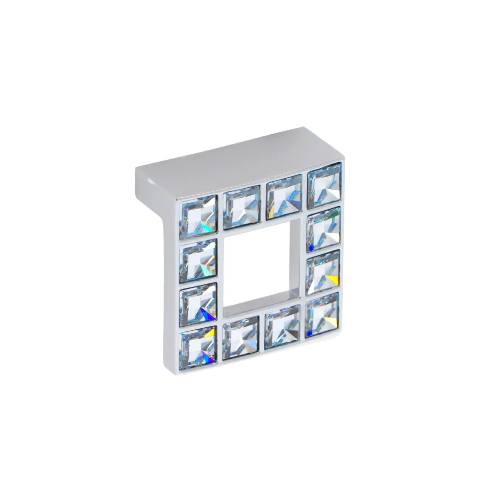 CABINET HANDLE art.: 550.032.KR02 32mm CHROME with Swarovski® crystals