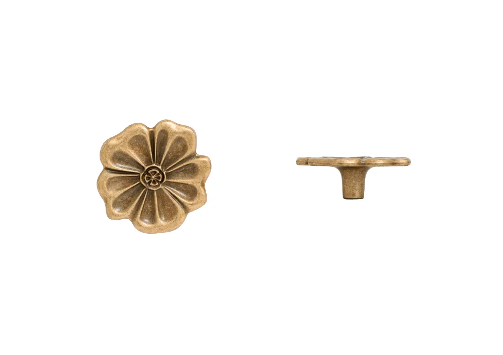CABINET KNOB art.: 676 BRASS
