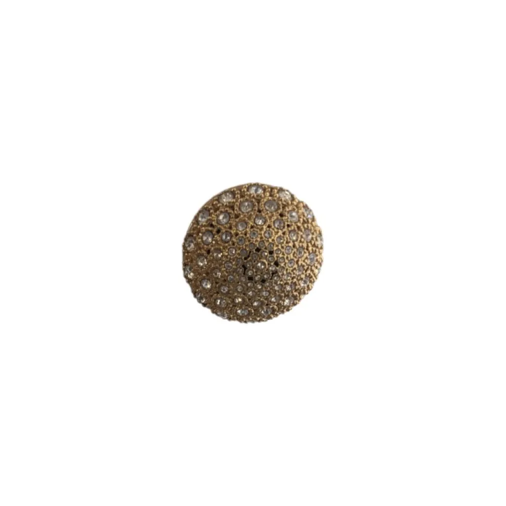 CABINET KNOB art.: WPO038 35mm GOLD / with Swarovski® crystals