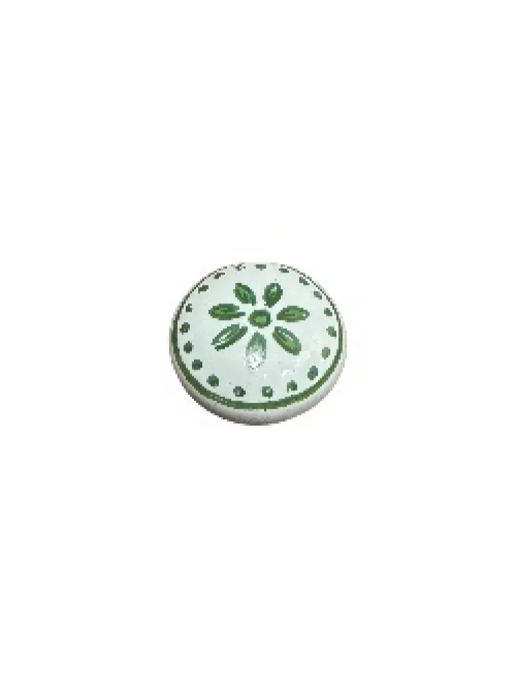 CABINET KNOB art.: P04 PORCELAIN-GREEN
