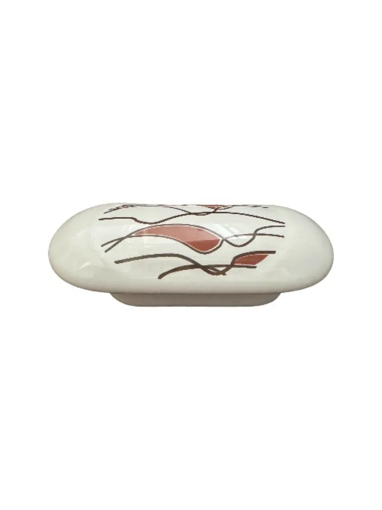 CABINET KNOB art.: P1022.0006ED 32mm PORCELAIN (BROWN)
