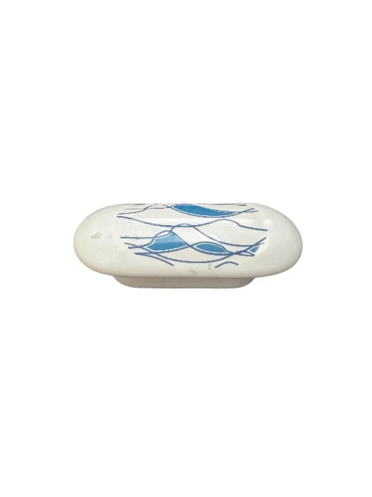 CABINET KNOB art.:P1022.0006MN 32mm PORCELAIN (BLUE)
