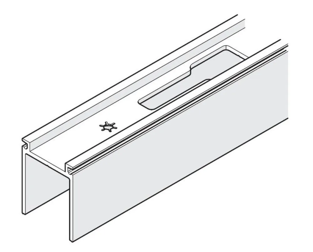 Set for mountable/demountable top track for 2000mm JUNIOR