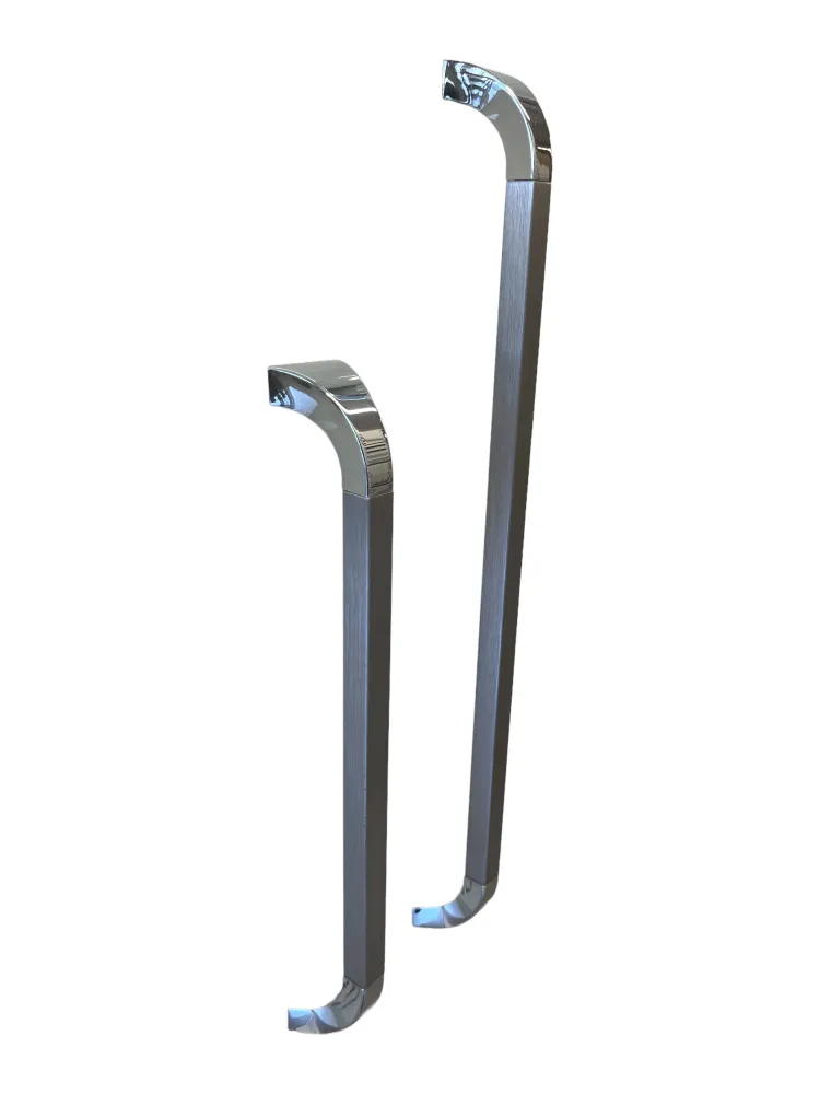 CABINET HANDLE art.: A0402 256mm MAT NICKEL / CHROME
