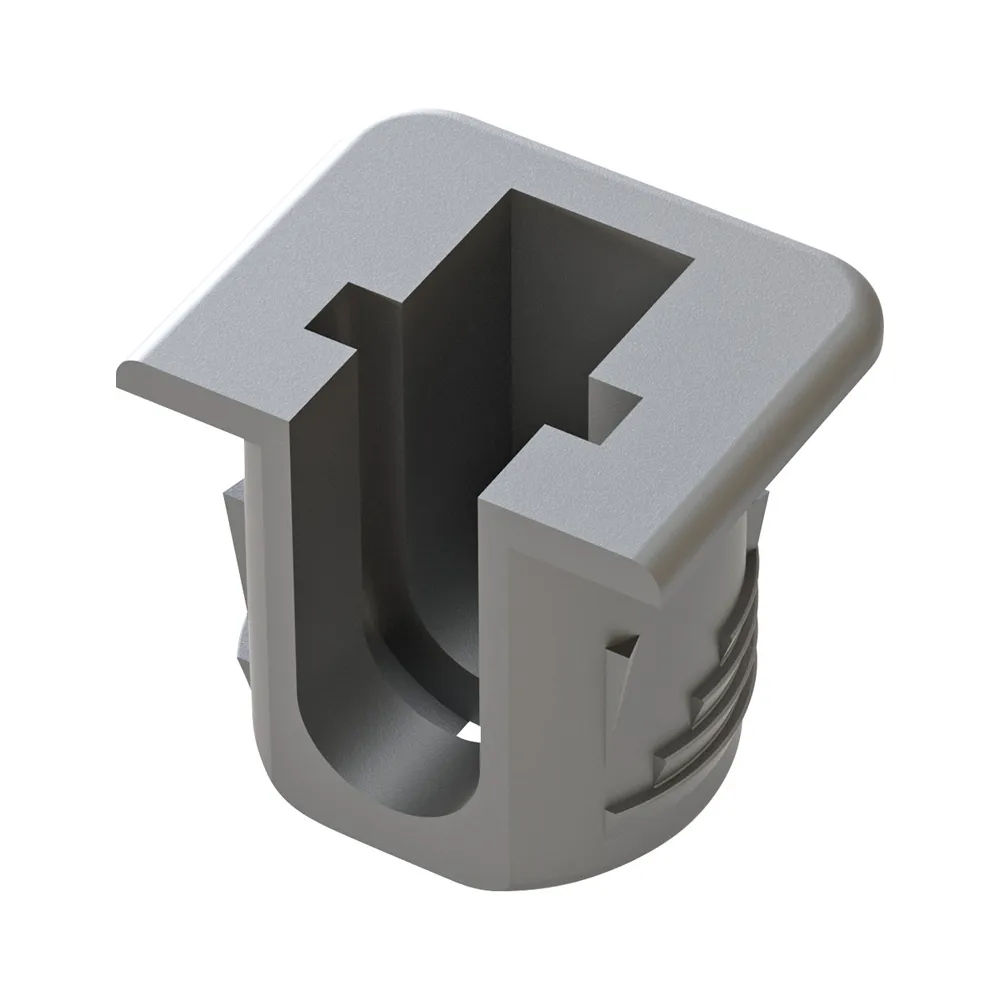 SHELF SUPPORT FLIPPER 18mm GREY (100pcs)