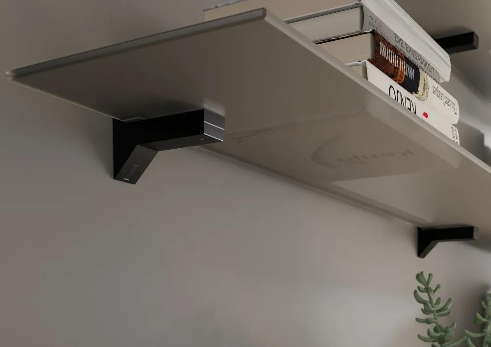 SHELF SUPPORT KALABRONE 8-30mm BLACK MAT