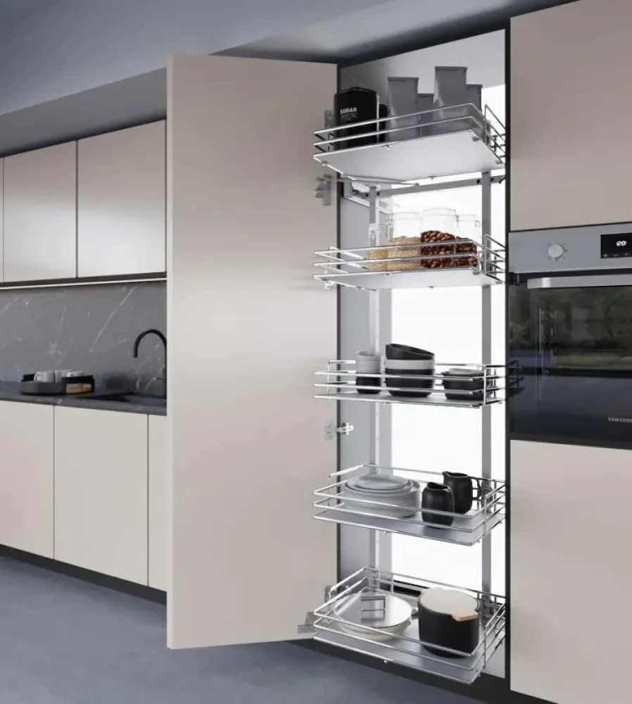 LARDER UNIT MAXIMA art.:860XA W=60cm / H=1830-2250mm (5 SHELVES)