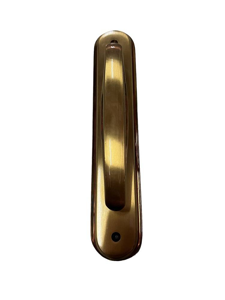 PULL HANDLE ON PLATE art.: 881/C GOLD