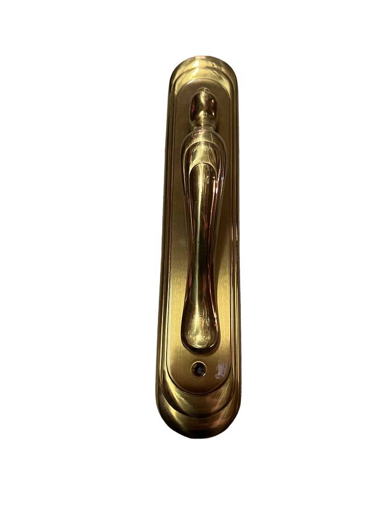 PULL HANDLE ON PLATE art.: 882/C GOLD