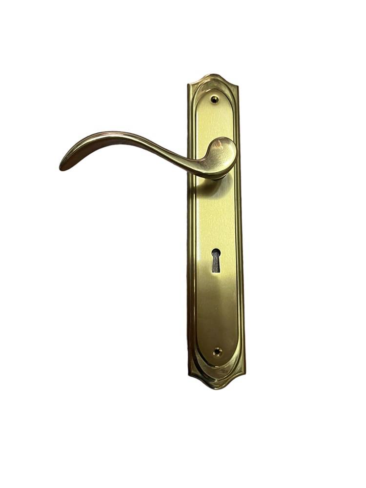 DOOR HANDLE ON PLATE art.: 854/Α GOLD