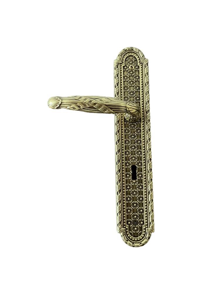 DOOR HANDLE ON PLATE art.: 858/Α ANTIQUE GOLD