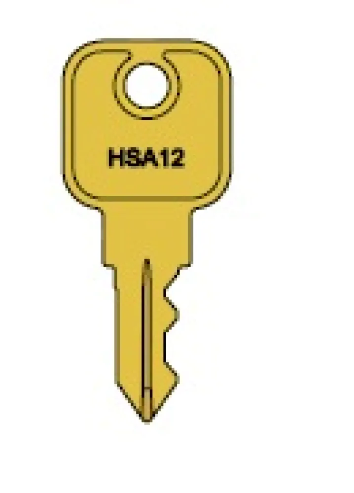 MASTER KEY FOR CASE LOCKS HSA12