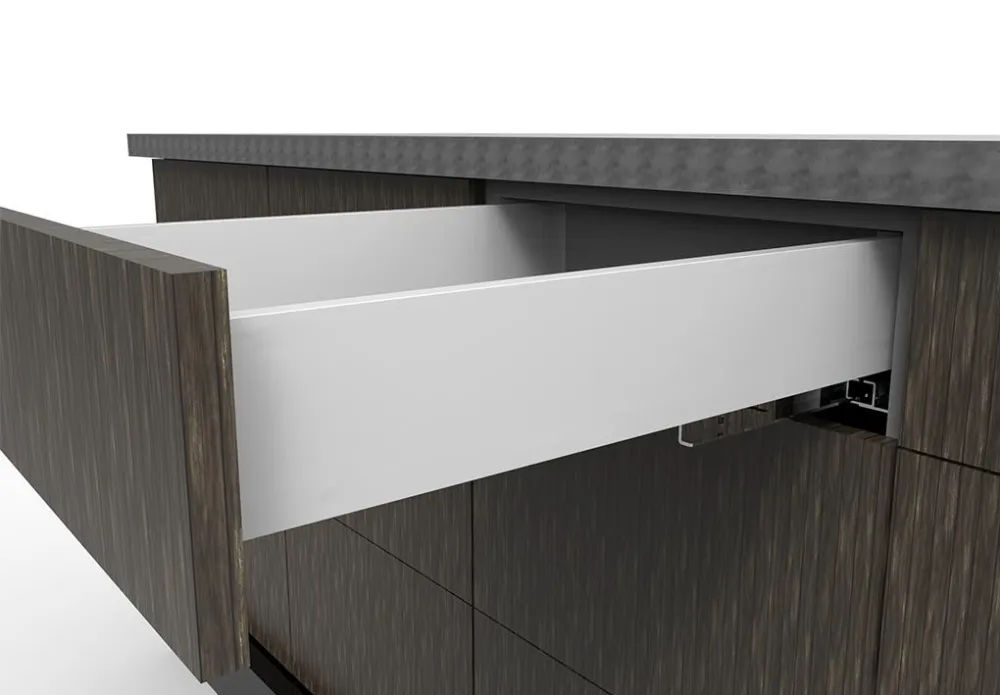 SLIM DRAWER WHITE H=86mm