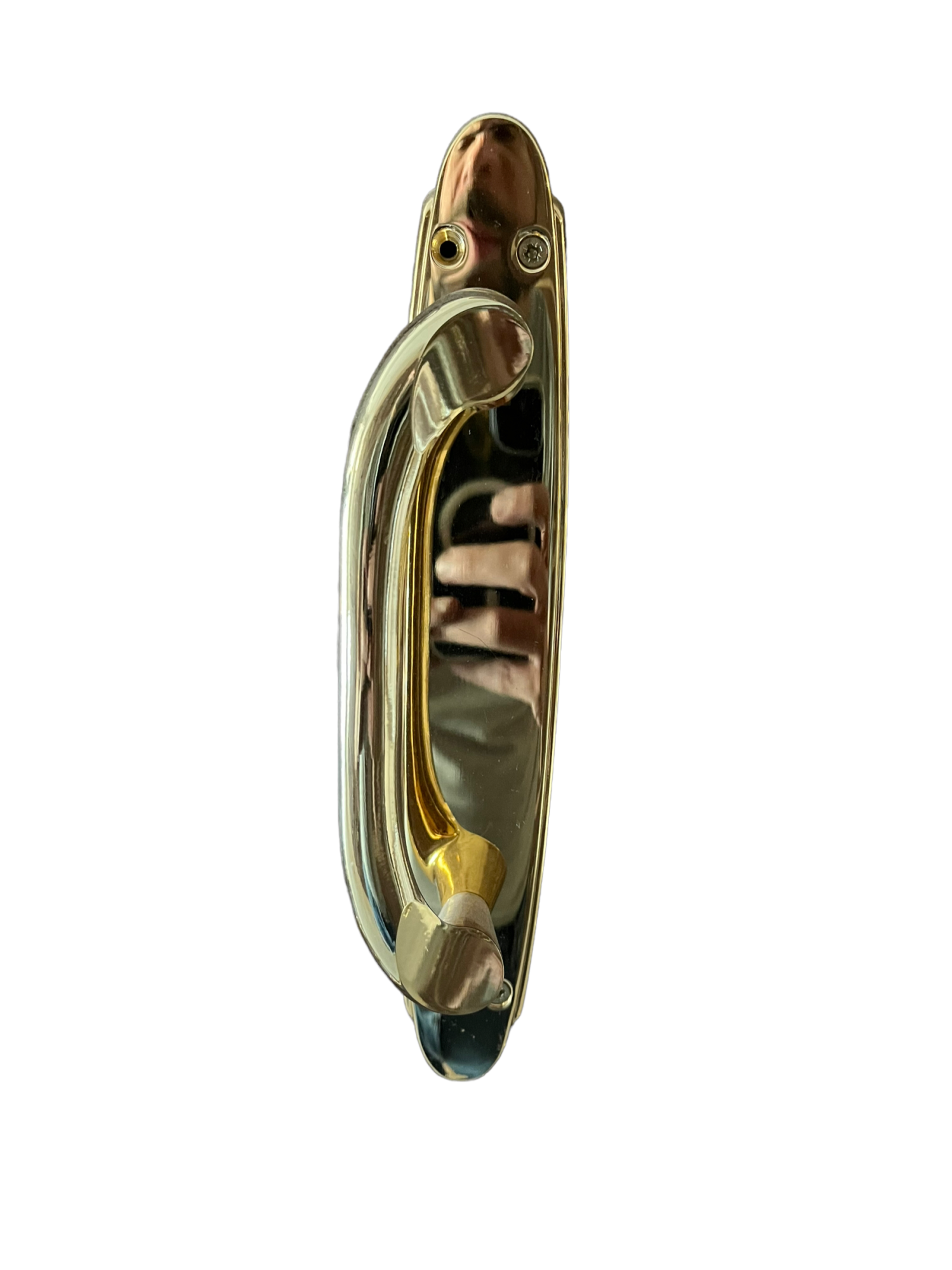 PULL HANDLE ON PLATE art.: A0102 GOLD PLATED