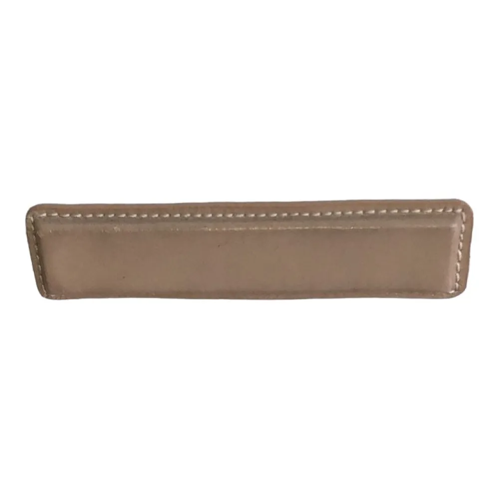 CABINET HANDLE art.: 7034 96mm BEIGE LEATHER
