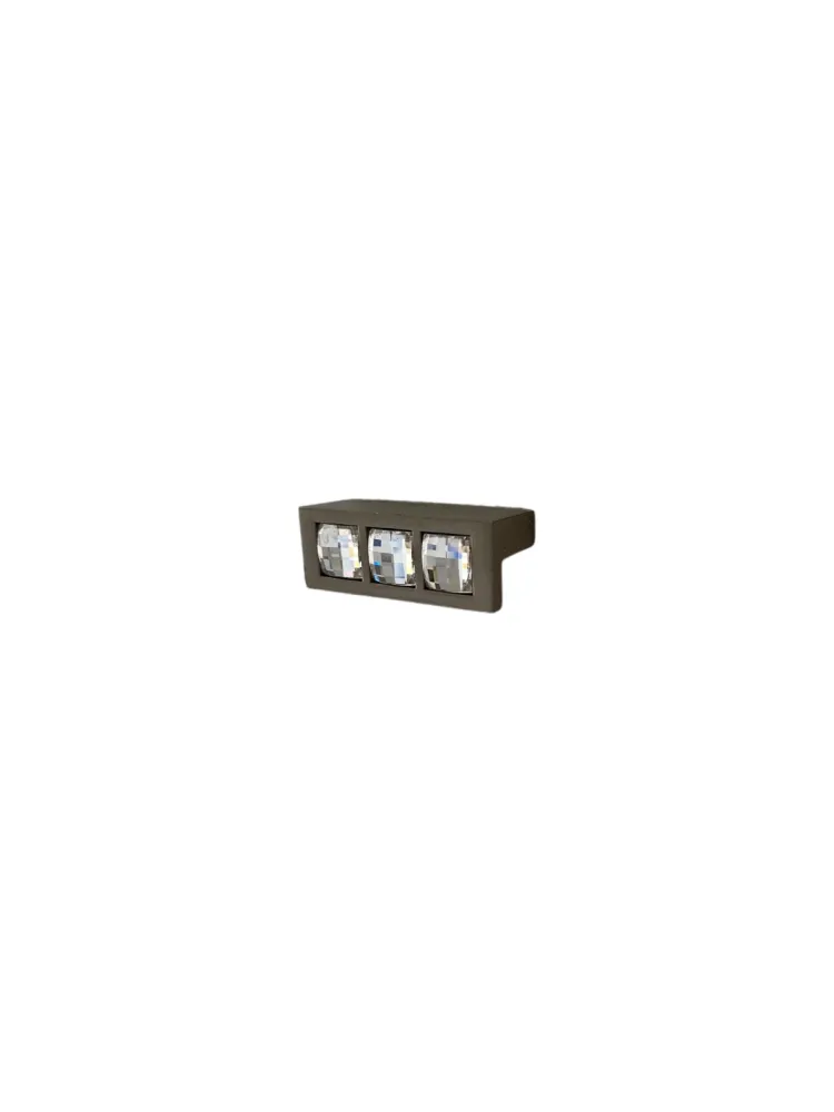 CABINET KNOB art.: 7165 MAT NICKEL with Swarovski® crystals