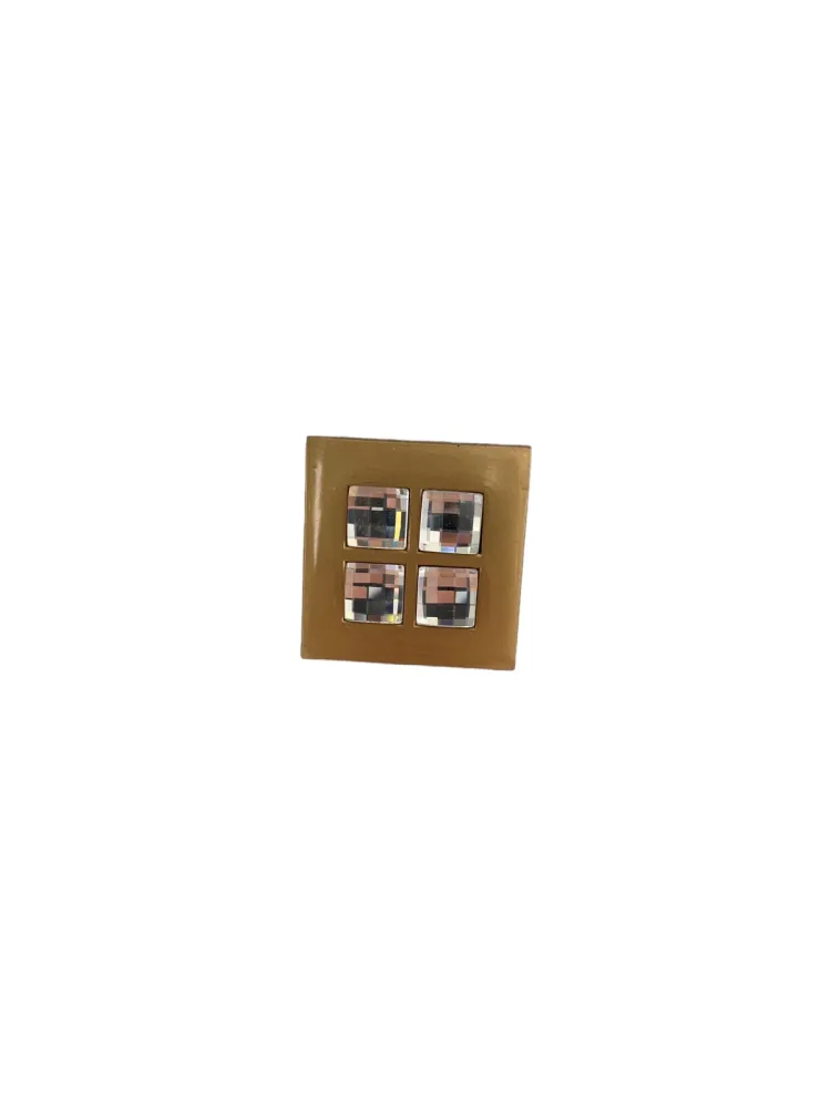 CABINET KNOB art.: 7164 MAT GOLD with Swarovski® crystals