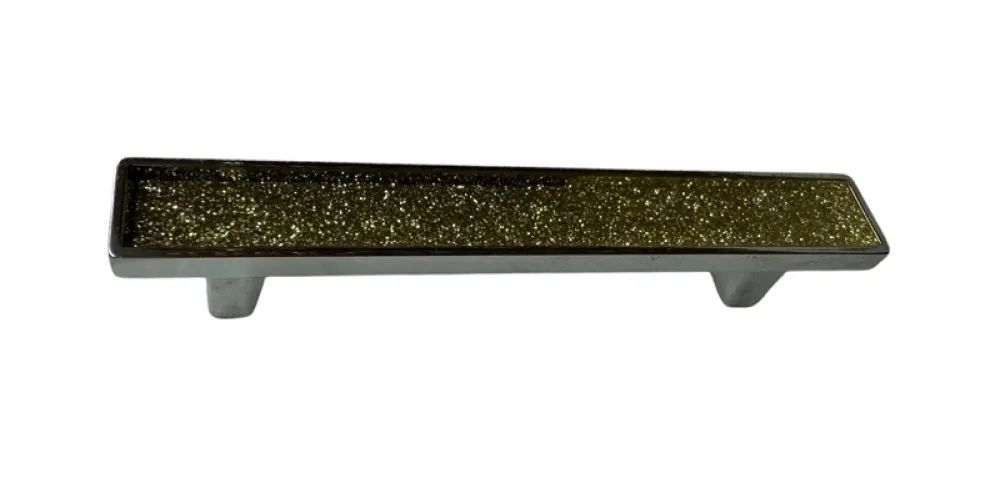 CABINET HANDLE GLITTER cc96mm L=129mm CHROME