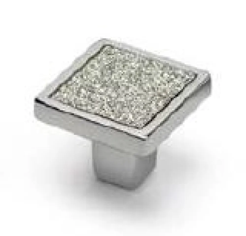 CABINET KNB GLITTER 26x26mm CHROME