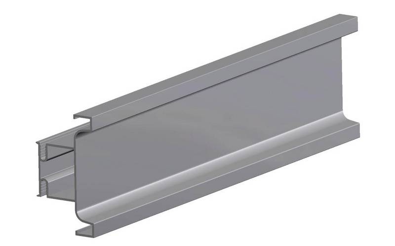 VERTICAL GOLA DOUBLE GRIP PROFILE 3meters ALUMINIUM