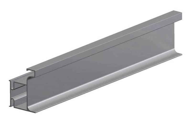 VERTICAL GOLA SINGLE GRIP PROFILE 3meters ALUMINIUM