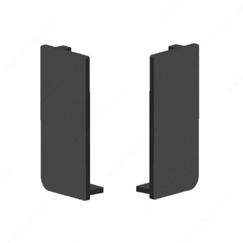 END CAP FOR L GOLA PROFILE BLACK