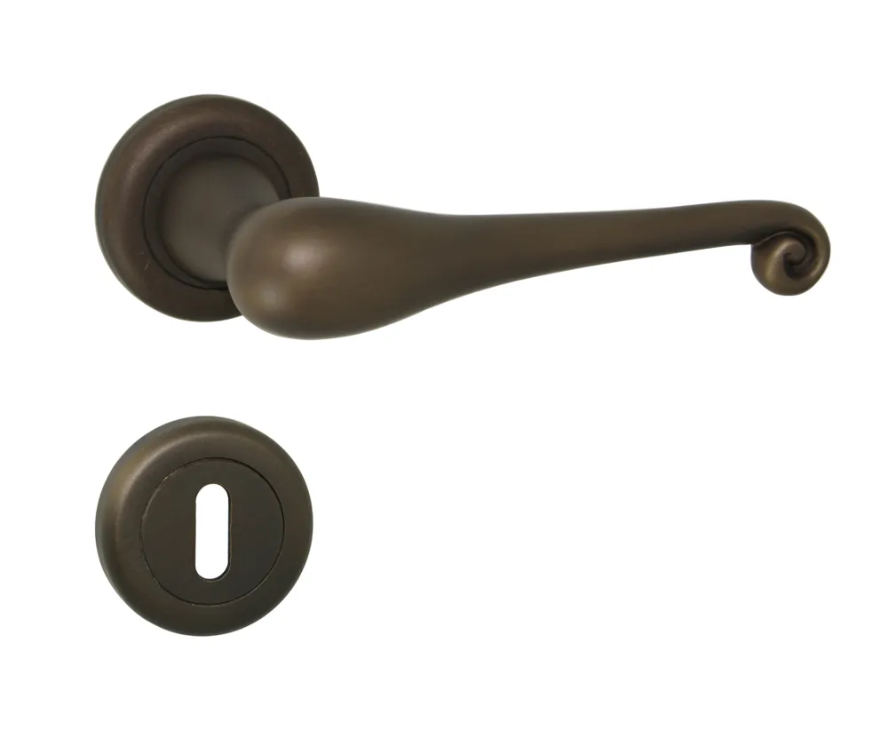 DOOR HANDLE CLARA MAT BRASS