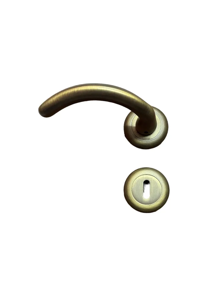 DOOR HANDLE GIZA MAT BRASS