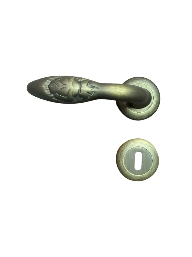 DOOR HANDLE FIORE MAT BRASS