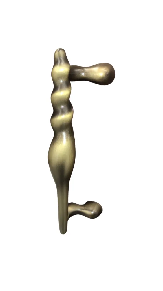 PULL HANDLE CONCHIGLIA MAT BRASS
