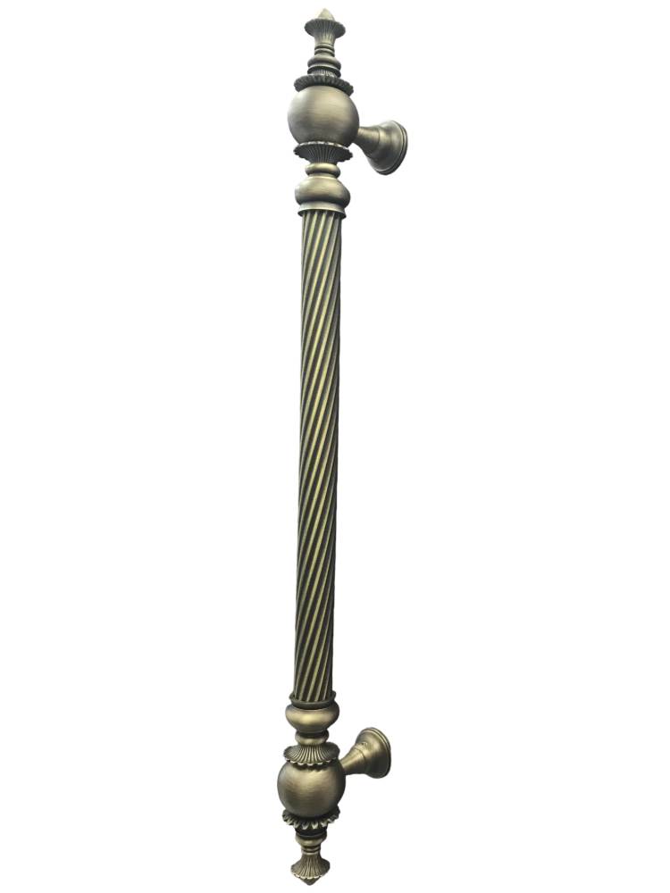 PULL HANDLE SCETTRO 800mm MAT BRASS