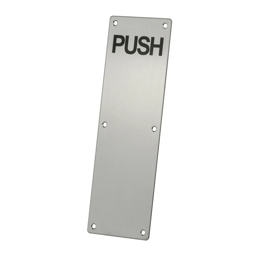 PUSH PLATE 100mm X 300mm