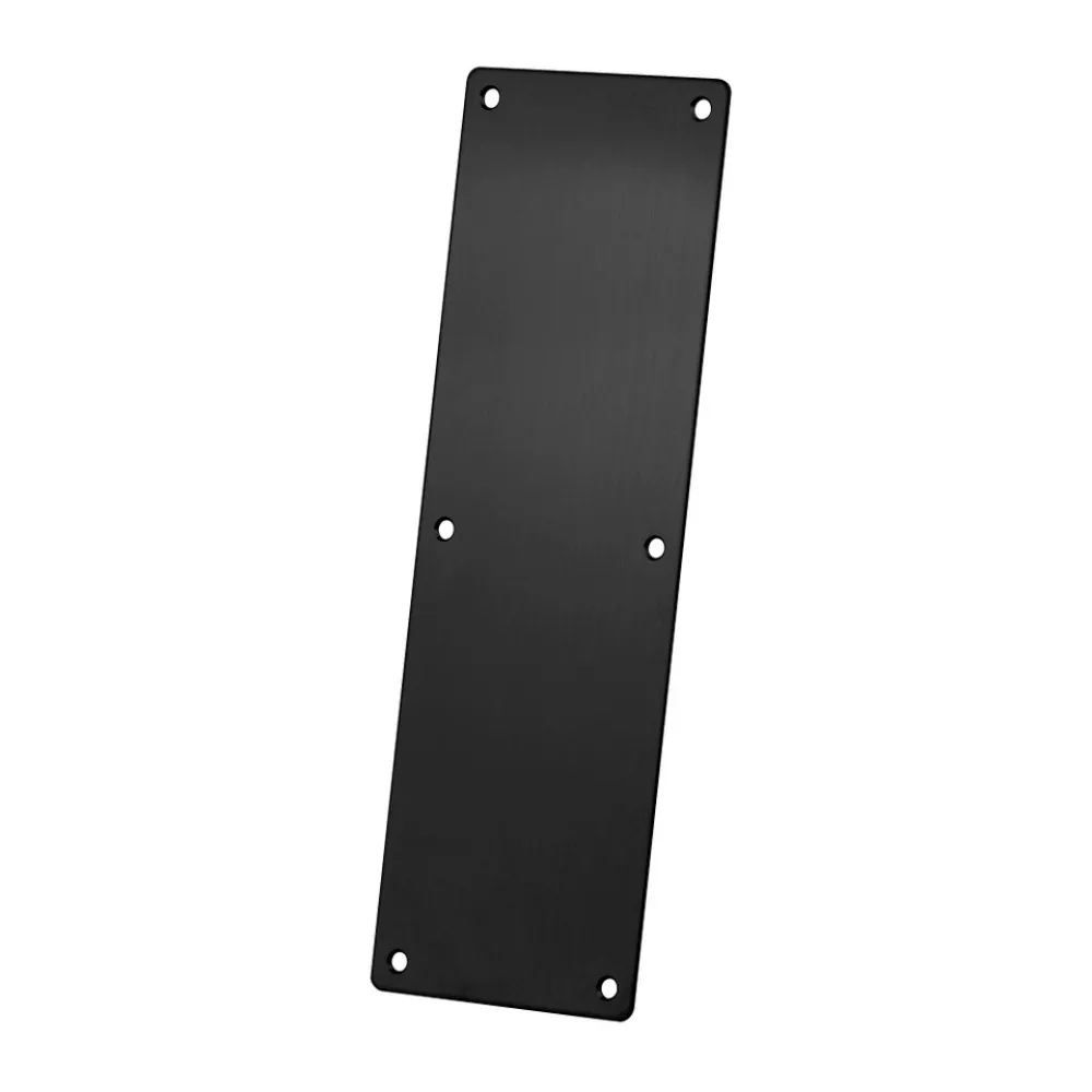 PUSH PLATE 100mm X 300mm BLACK MATT