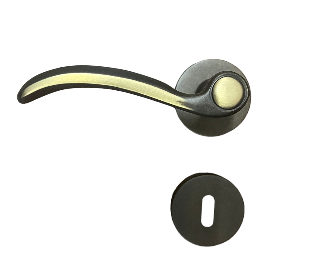 DOOR HANDLE MOD-H MAT BRASS