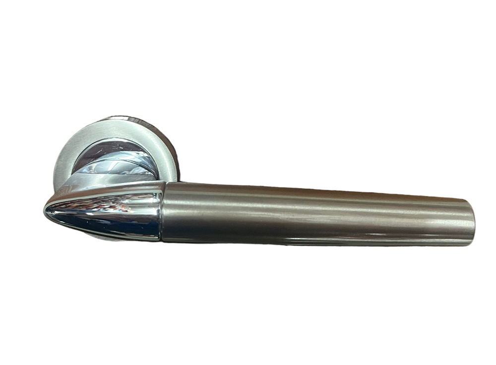 DOOR HANDLE SYNAI CHROME/MAT NICKEL