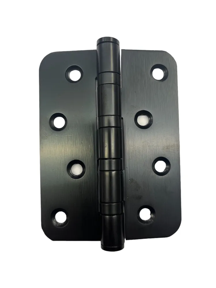 SS BUTT HINGE 4X3X2.5 BLACK MAT