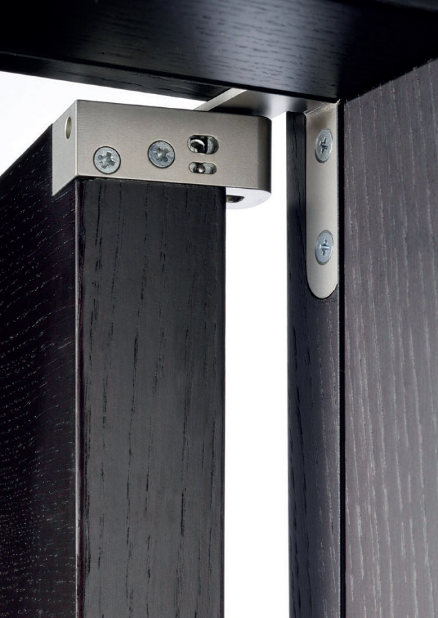 PIVOT HINGE CAB-R 3D MATT CHROME